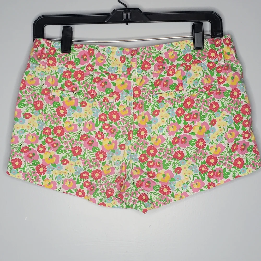 Lilly Pulitzer Resort White Gardens By the Sea Bright Floral Walsh Shorts size 2